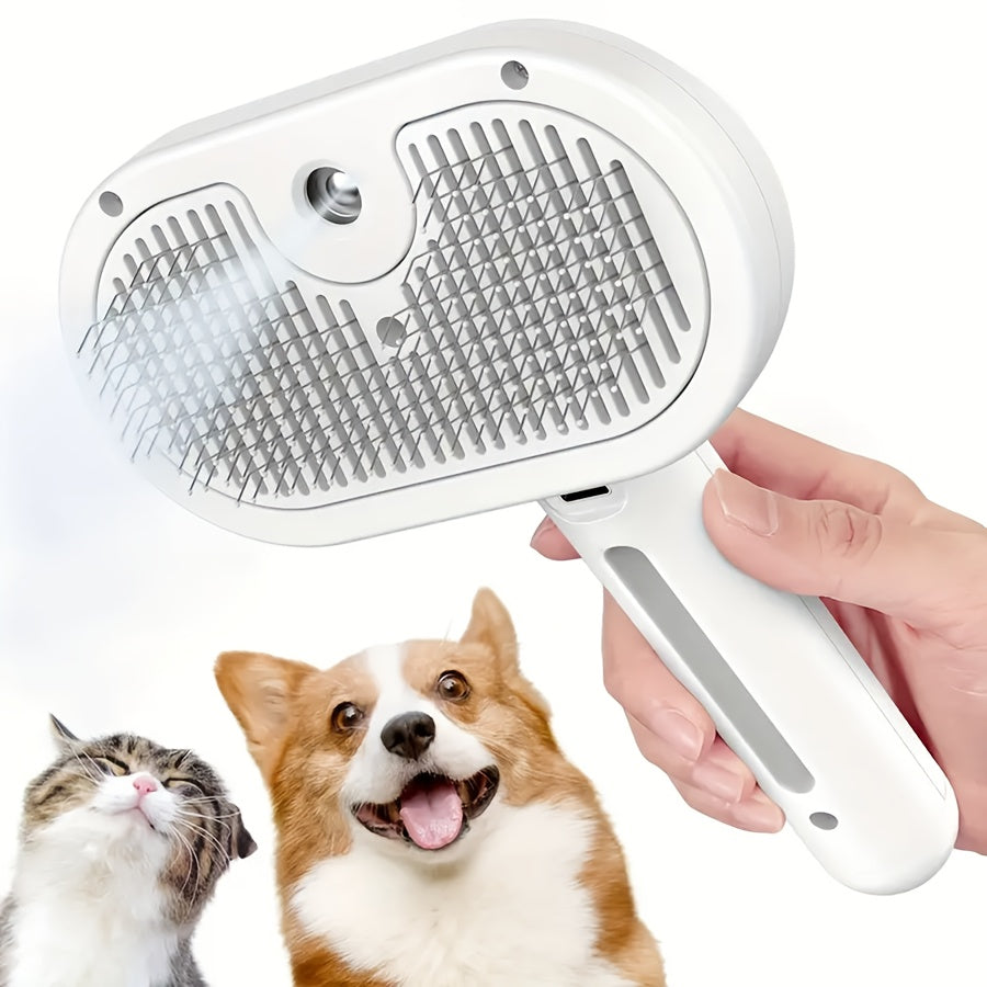 MIAOQUANJI 3-in-1 Automatic Steam Pet Hair Remover Suitable for Cats & Dogs