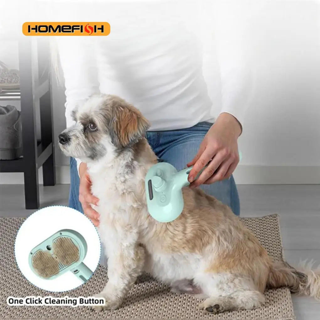 Cepillo de vapor para perros y gatos