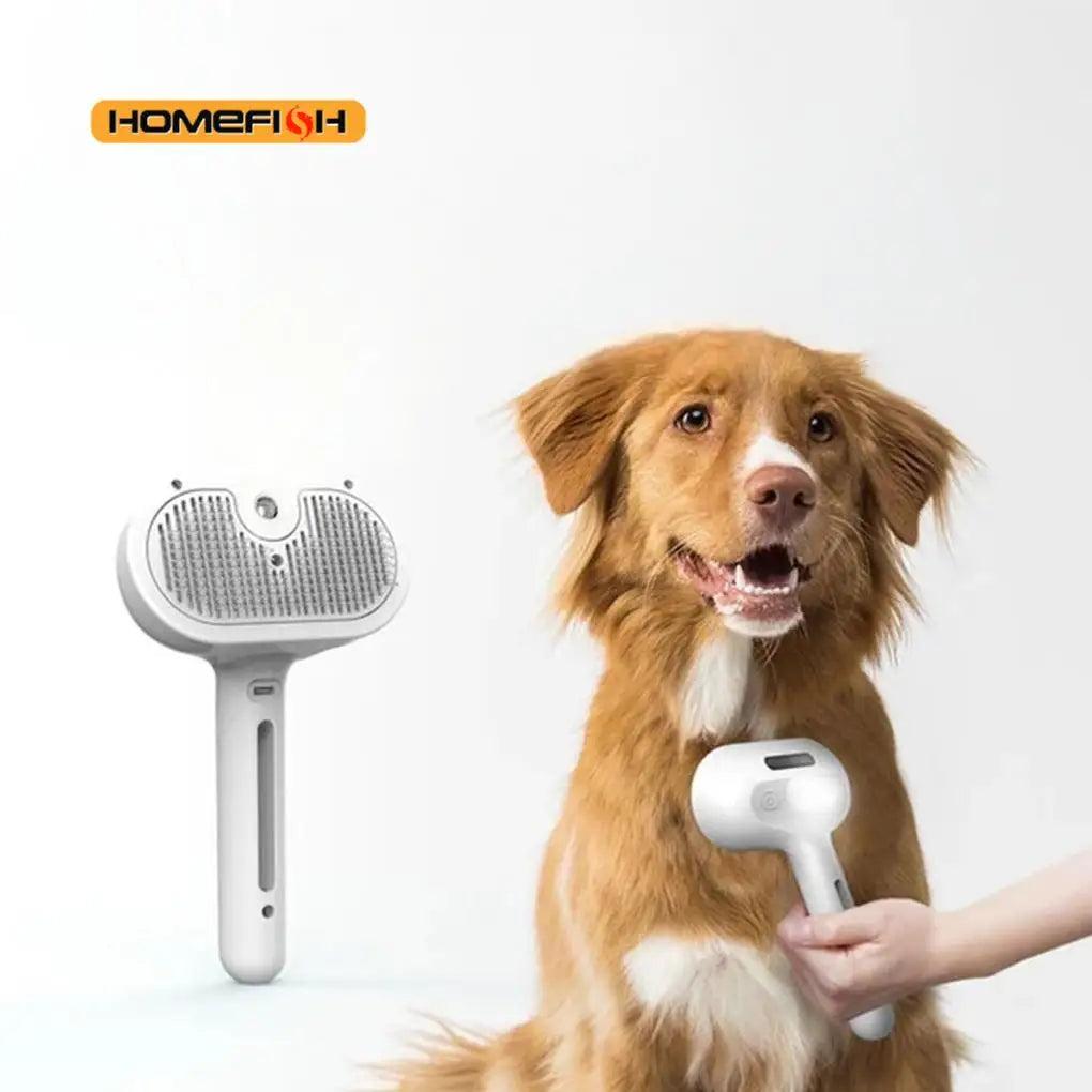 Cepillo de vapor para perros y gatos