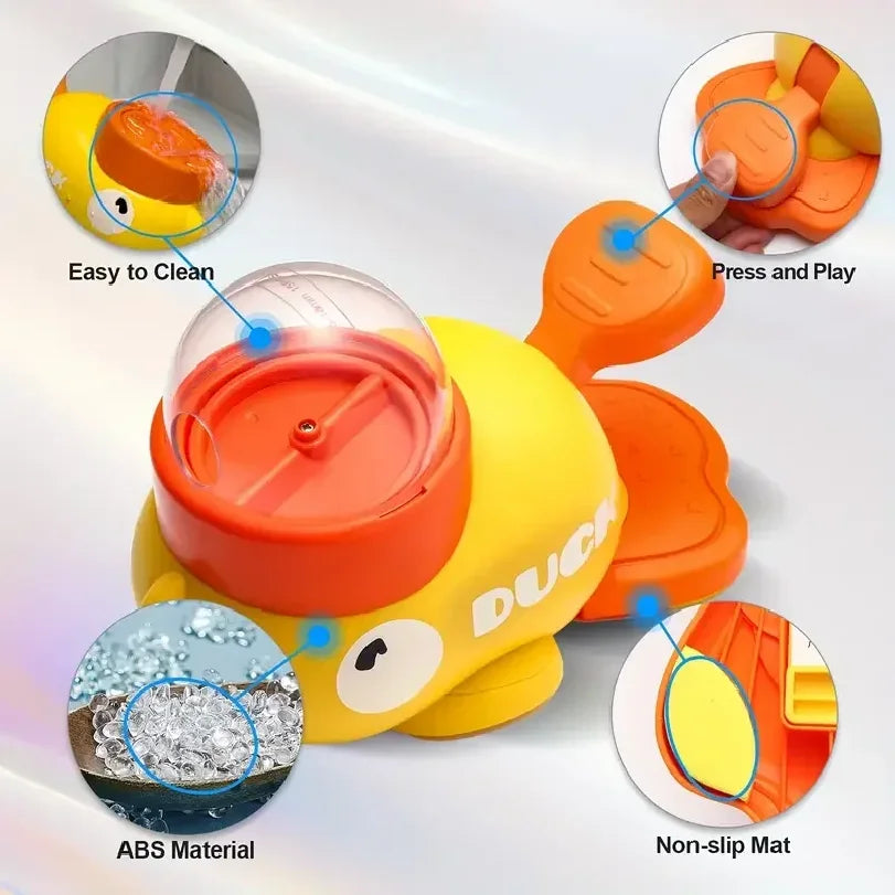 Comedero juguete interactivo para perros con forma de patito amarillo