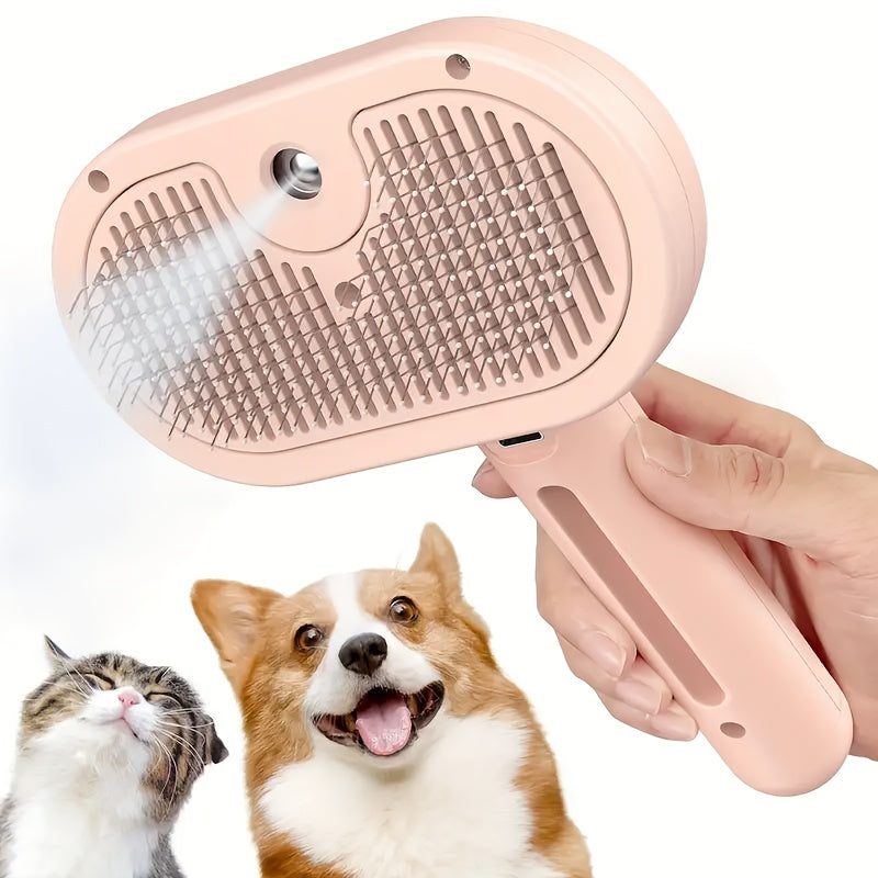 MIAOQUANJI 3-in-1 Automatic Steam Pet Hair Remover Suitable for Cats & Dogs