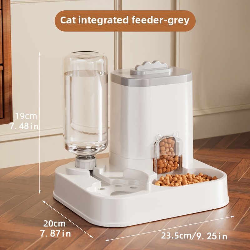 Dispensador Automático de Agua para Perros y Gatos con Comedero Integrado - Imagen 6