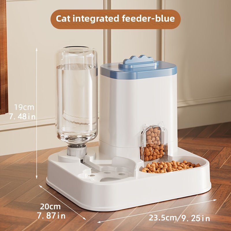 Dispensador Automático de Agua para Perros y Gatos con Comedero Integrado - Imagen 8