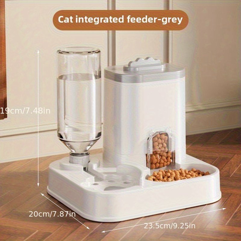 Dispensador Automático de Agua para Perros y Gatos con Comedero Integrado - Imagen 5