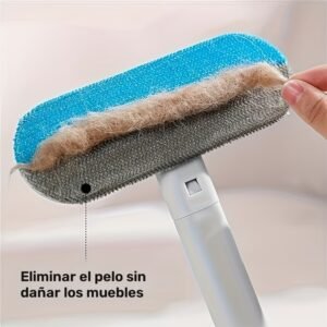 2 en 1, cepillo de pelo de mascotas de doble acción para perros y gatos