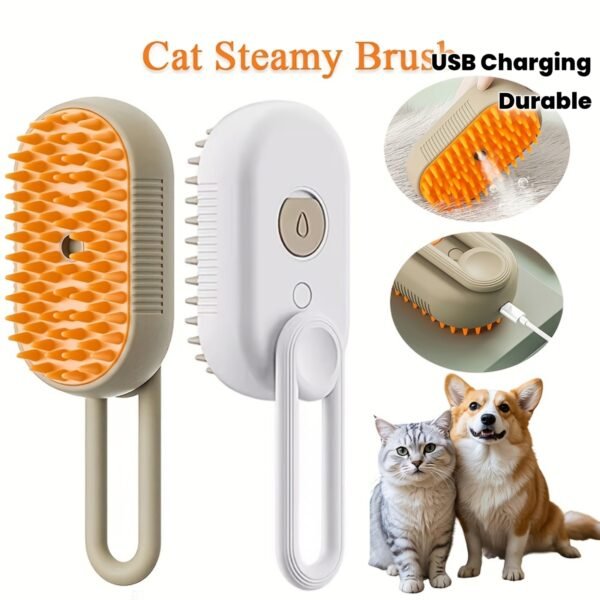 MIAOQUANJI Escoba de vapor para gatos