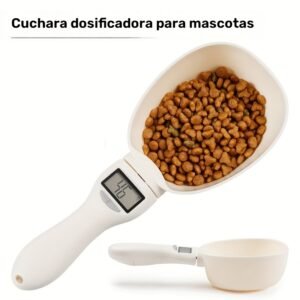 báscula electrónica para comida de mascotas